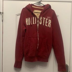 Hollister Mens zip up hoodie